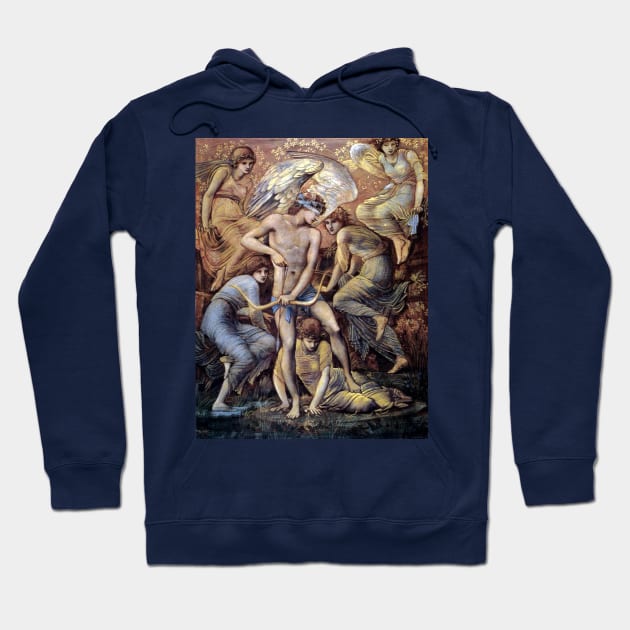 Cupid's Hunting Fields - Edward Coley Burne-Jones Hoodie by forgottenbeauty